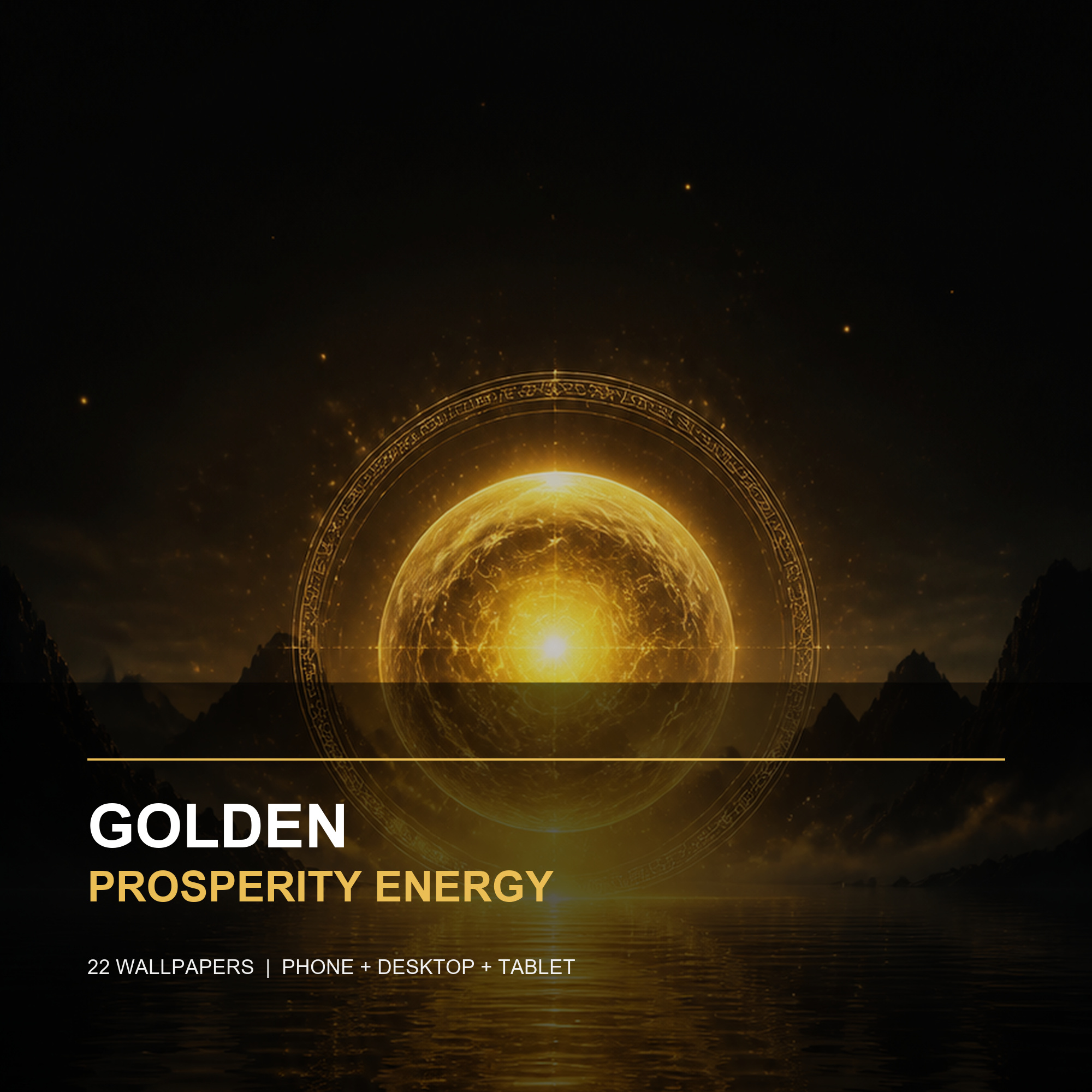 Golden Prosperity Energy digital product cover