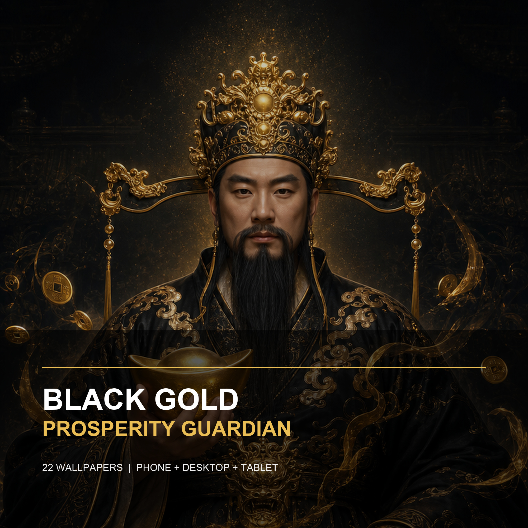 Black Gold Prosperity Guardians digital product cover